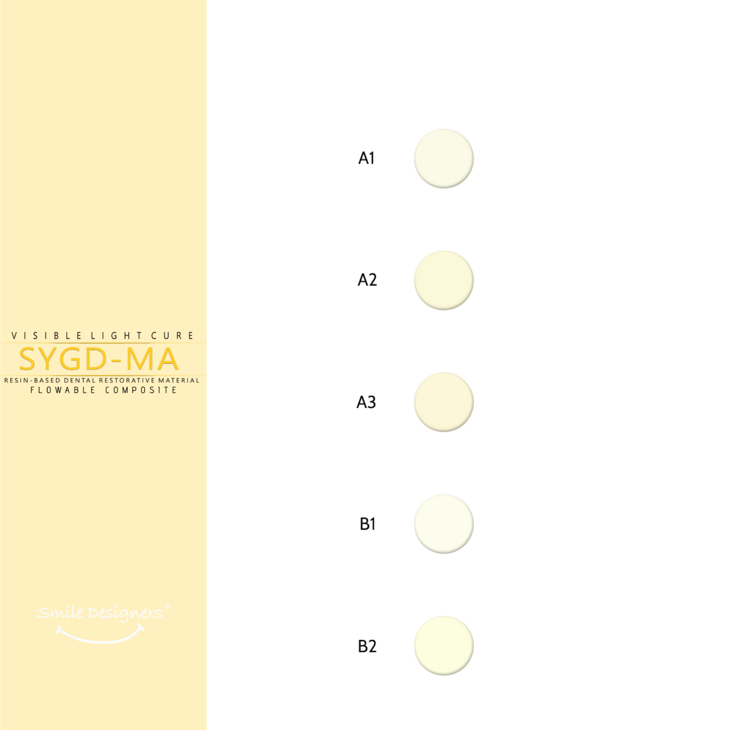 COMPOSITE RESTAURADOR FLUIDO SYGD-MA DE SMILE DESIGNERS 2Gr