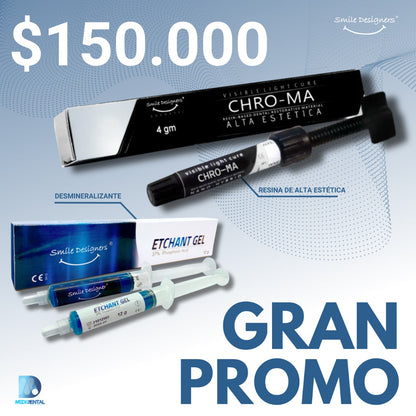 DISEÑADORES DE SONRISAS CARILLAS NANO-HÍBRIDAS CHRO-MA COMPOSITE 4Gr.