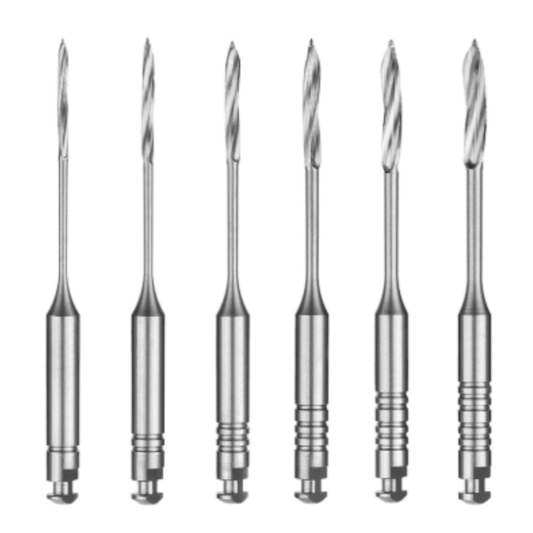 ENDO-SMILE Stainless Steel PEESO REAMERS  CAJA X 6 UNIDADES