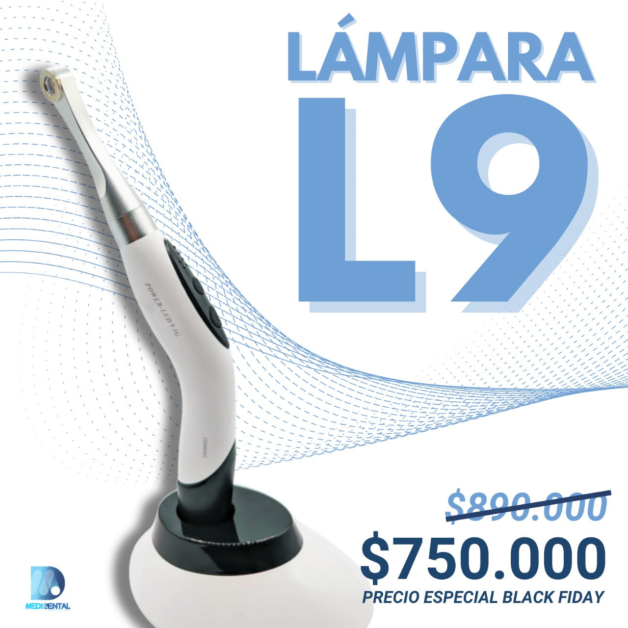Lámpara de Fotocurado Dental 3G - Power-LED L9 (Promoción)