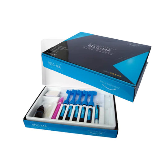 KIT DE ESMALTE PARA DISEÑADORES DE SONRISAS COMPOSITE RESTAURADOR NANO-HÍBRIDO BISG-MA